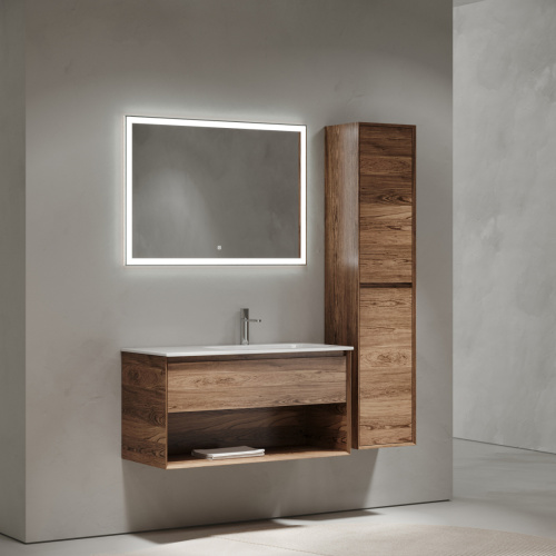 Тумба под раковину Sancos Marmi 2.0 MR2.0100RECH 100х40 подвесная цвет коричневый - фото 3